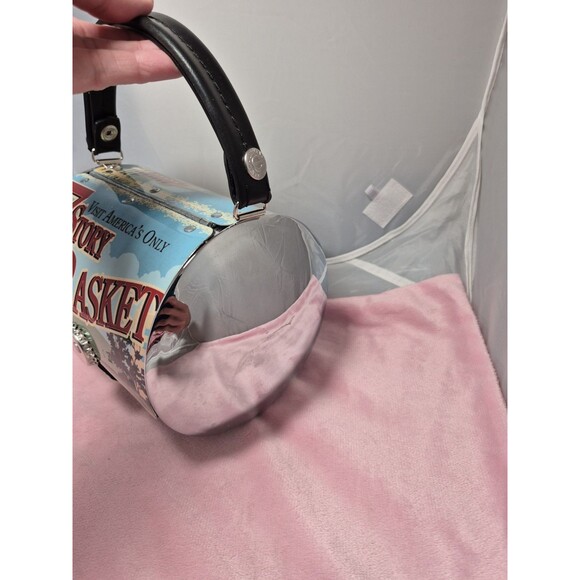 Rare Little Earth 7 Story Longaberger Barrel Purse Bag - Picture 3 of 10